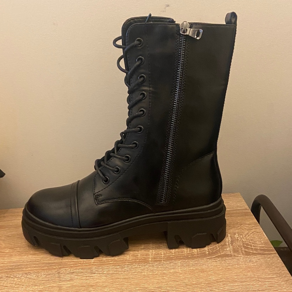 Dream Pairs Black Combat Boots